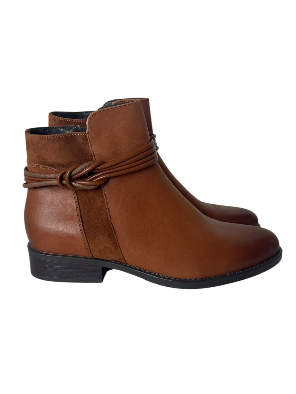 Spring Step Women's Ornela Ankle Boot In Cognac Size 42